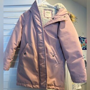Mini Boden Light Pink Puffer Jacket